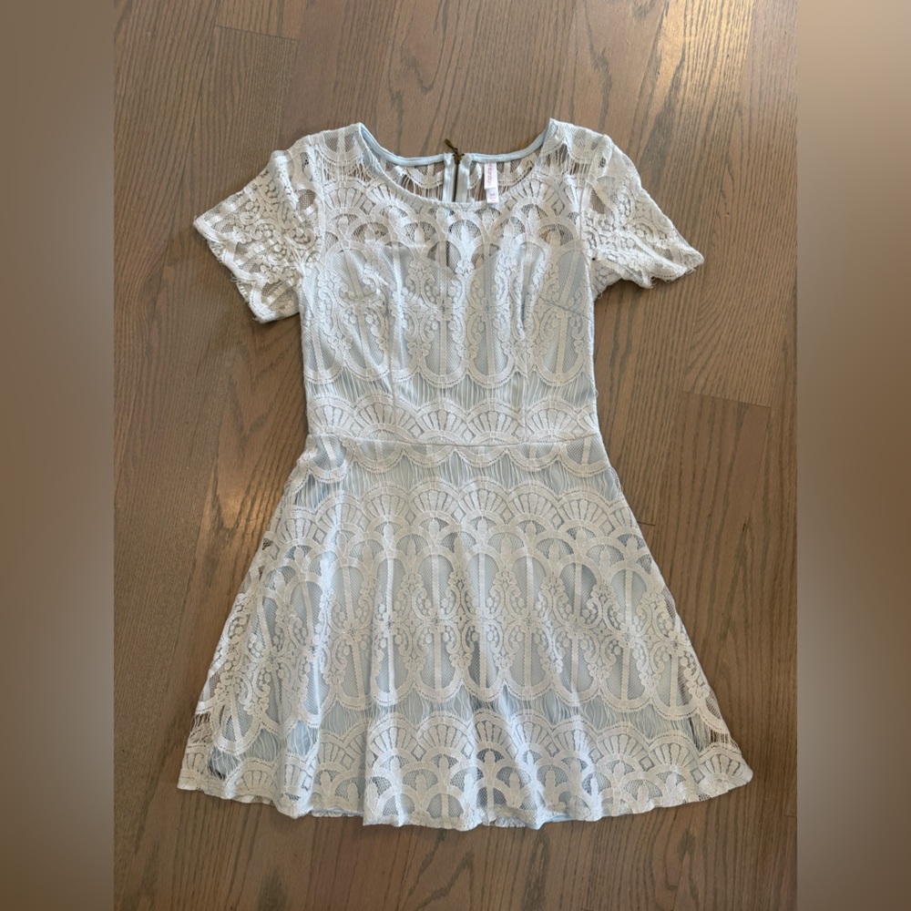 Xhilaration White Lace Mini Dress